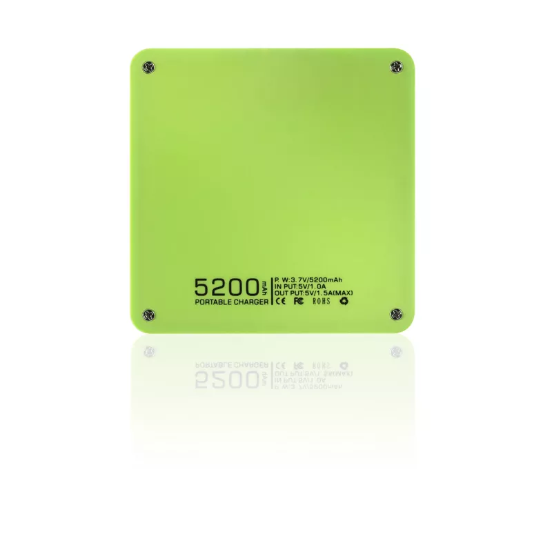 Power bank MAIS 5200 mAh - zielony jasny (45025-13)