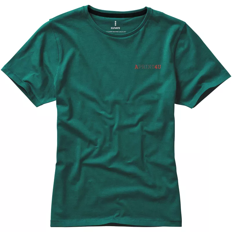 Damski t-shirt Nanaimo z krótkim rękawem - Leśny zielony (38012-FOREST)