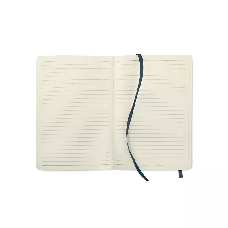 Notes A5 z recyklingu 80 kartek w linię BRETA - Francuski Granat (MO2118-85)