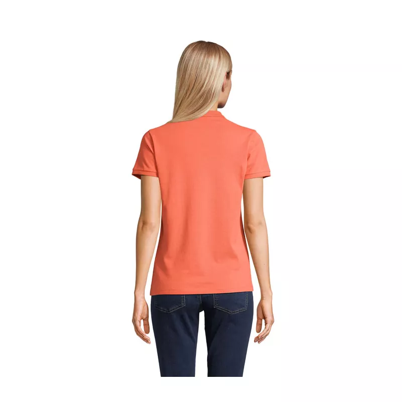 Polo damskie organiczne 170 g/m² Sol's PLANET WOMEN - Pop Orange (S03575-PO)
