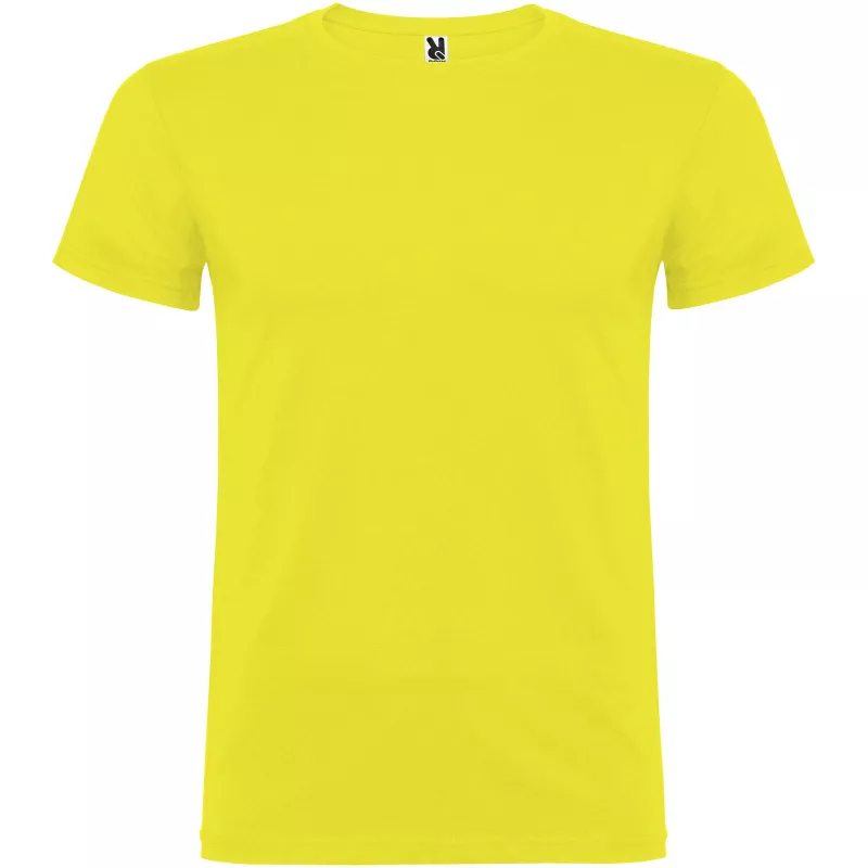Koszulka T-shirt męska bawełniana 155 g/m² Roly Beagle - Żółty (R6554-YELLOW)