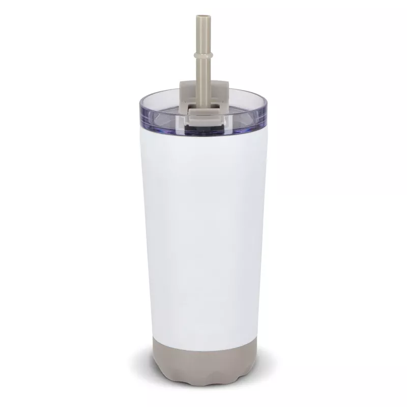 Kubek termiczny InSideOut ze stali nierdzewnej o podwójnych ściankach, 600 ml - biały (LT57017-N0001)