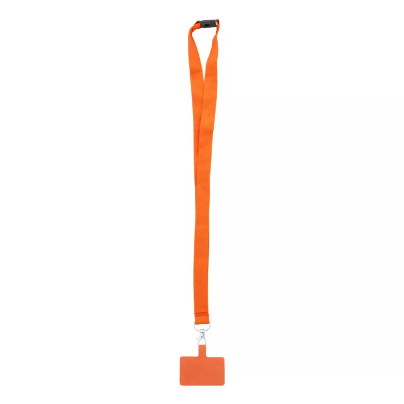 Revent Call smycz RPET z uchwytem na telefon - pomarańcz (AP800580-03)