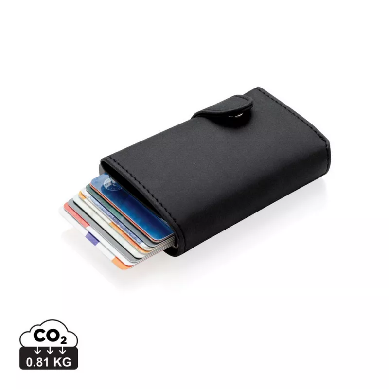 Etui na karty kredytowe, portfel, ochrona RFID - czarny (P850.341)