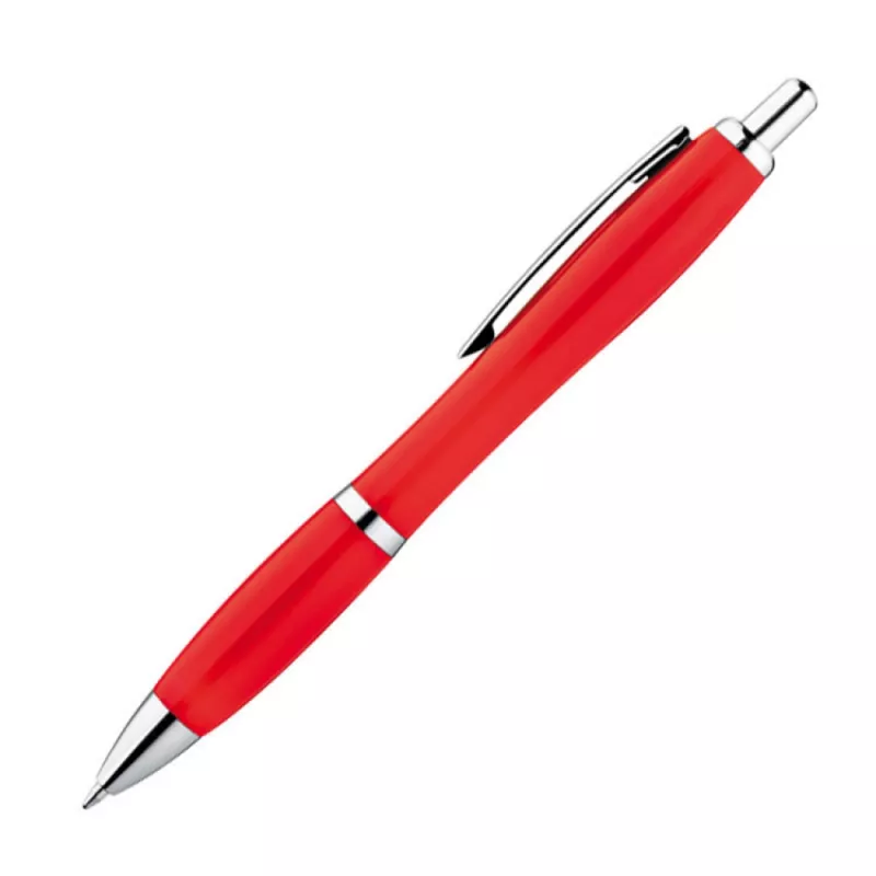 Plastikowy długopis reklamowy WLADIWOSTOCK (jednolity kolor) - czerwony (1167905)