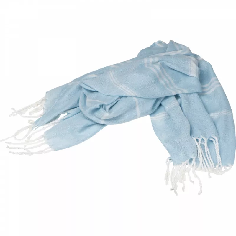 Pareo / ręcznik plażowy 95 x 185 cm - jasnoniebieski (7375724)