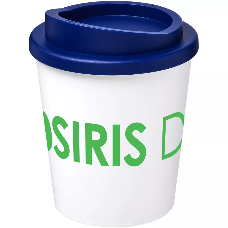 Kubek termiczny z plastiku 250 ml dowolny mix kolorów - Biały-Niebieski (21009209)