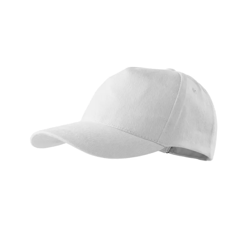 Reklamowa czapka z daszkiem 5 panelowa Malfini 5P 307 - Biały (ADLER307-BIAłY)
