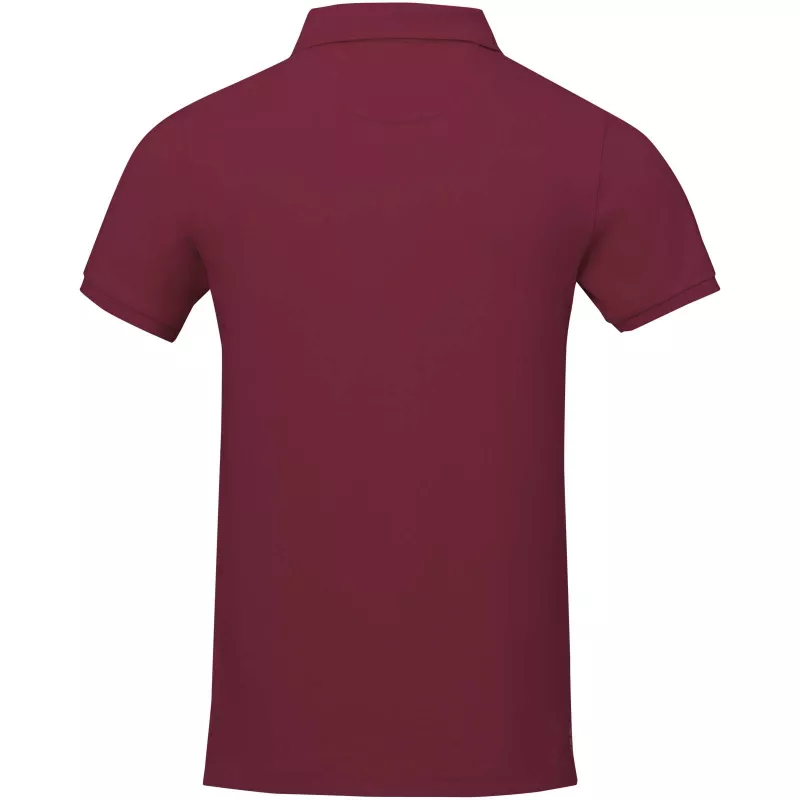 Męskie polo Calgary z krótkim rękawem - Bordo (38080-BURGUND)