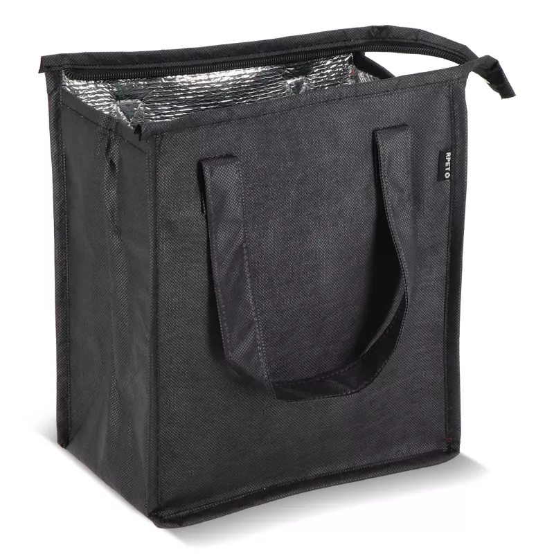 R-PET Torba chłodząca z włókniny 23 x 15 x 27,5 cm 75g/m² - czarny (LT95392-N0002)