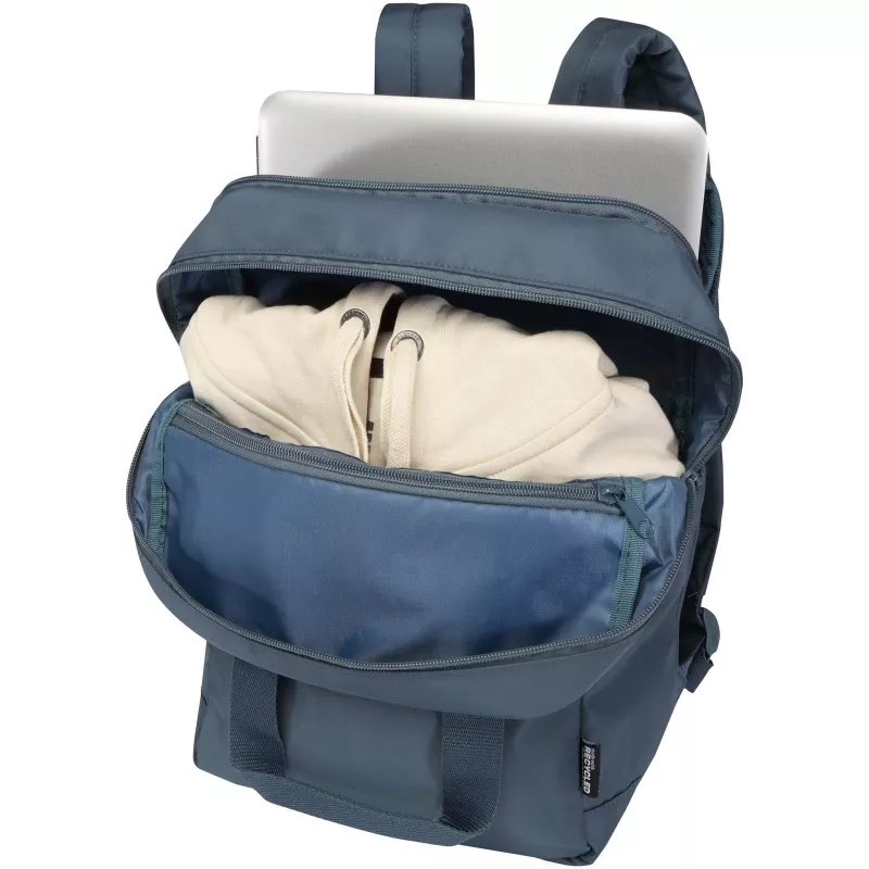 Trip Aware™, plecak na laptopa 14 cali wykonany z materiałów z recyklingu, 9 l - Hale Blue (12076255)