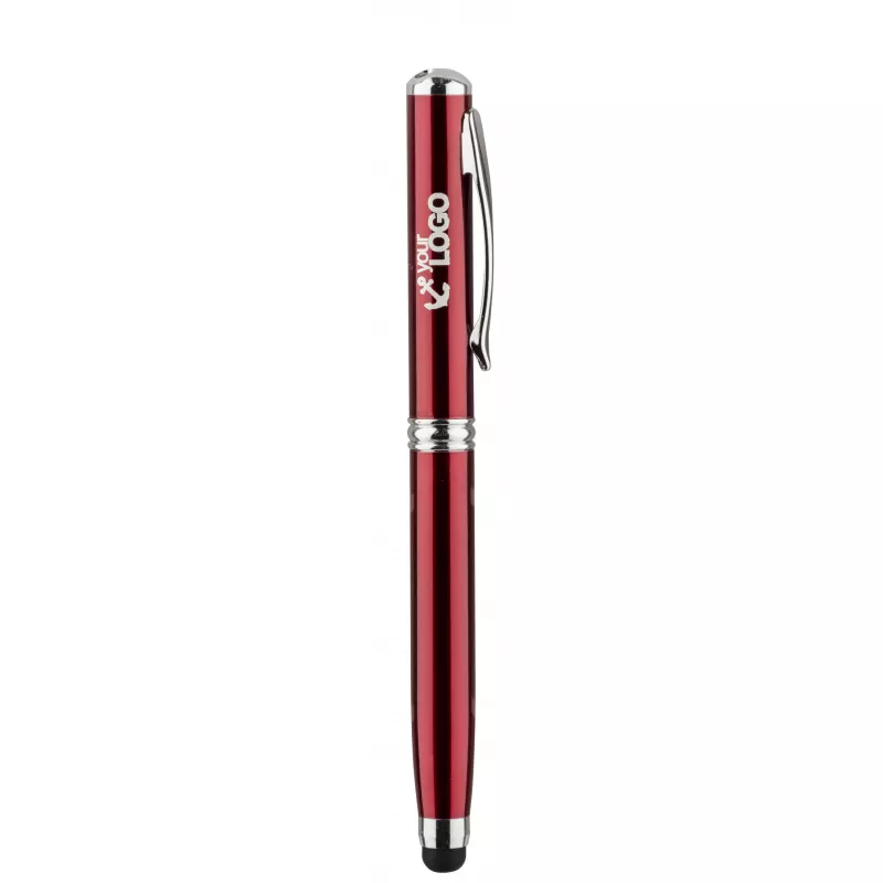 Długopis touch QUATRO - czerwony (19447-04)