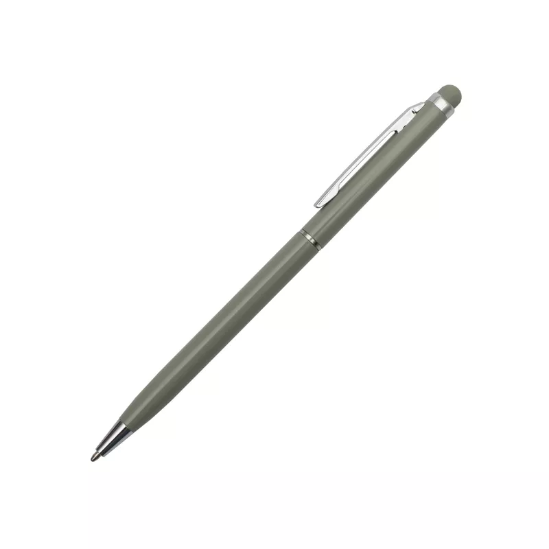 Długopis aluminiowy Touch Tip - szary (R73408.21)