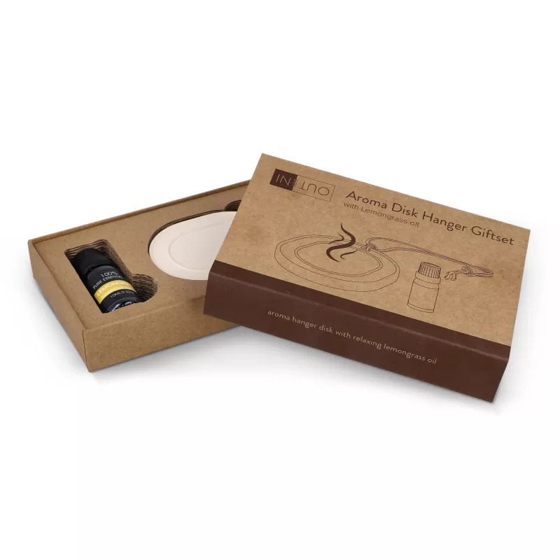 Zapachowy wieszak InSideOut z olejkiem trawy cytrynowej 10 ml - jasnozielony (LT57307-N0032)