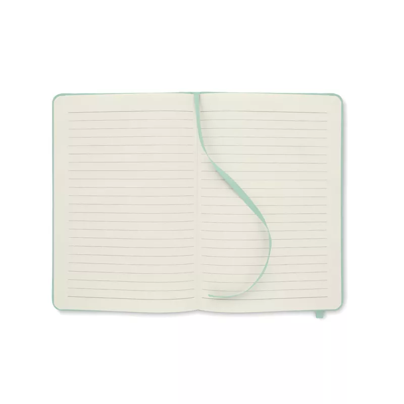 Notes A5 w okładce z RPET 80 kartek w linię NOTE RPET - Miętowy Zielony (MO9966-77)