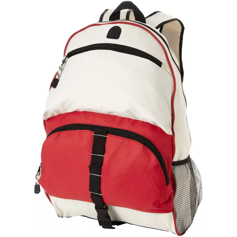 Plecak Utah - Czerwony-Złamana biel (19549035)