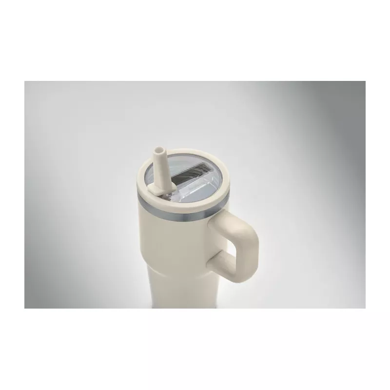 Kubek termiczny ze stali z recyklingu 500 ml ALAND - Bezowy (MO3170-13)