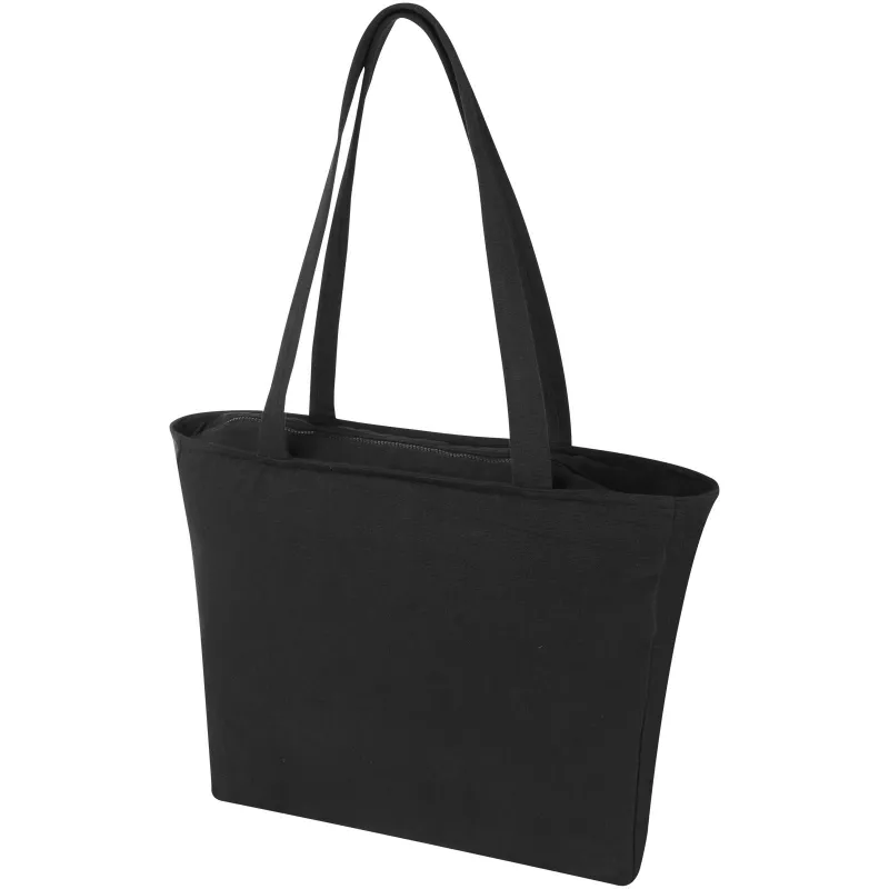 Weekender torba na zakupy z materiału z recyklingu o gramaturze 500 g/m² - Czarny (12071290)