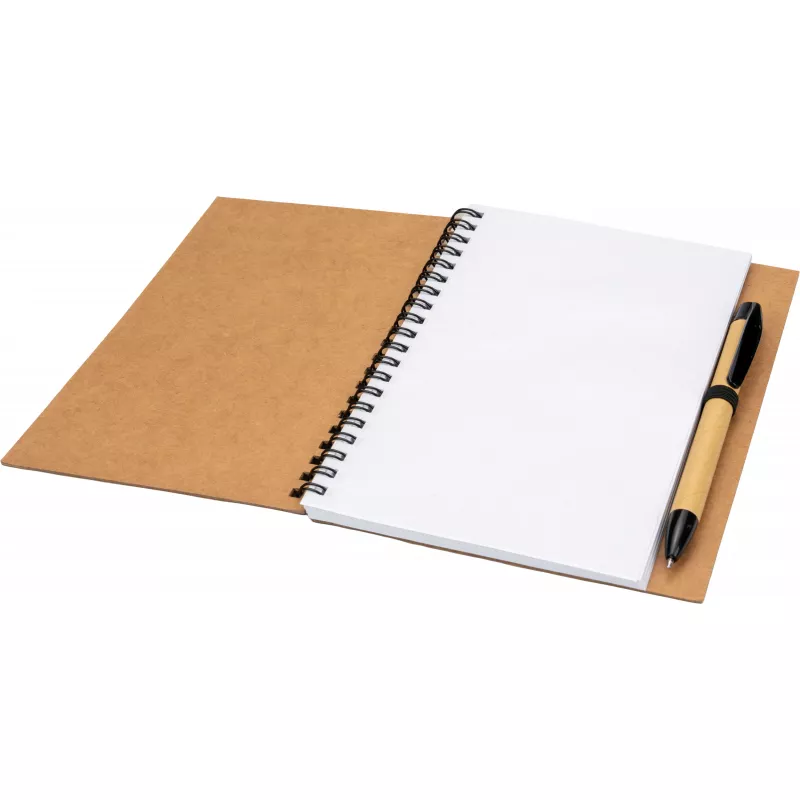 Notes A5 z czystymi stronami z papieru z recyklingu RAVENNA - czarny (434103)