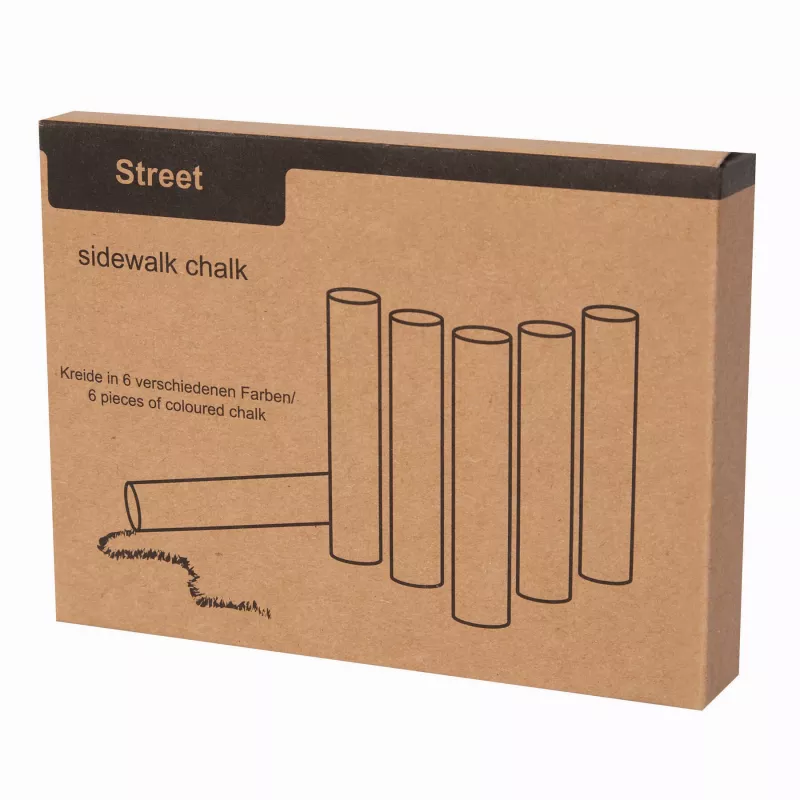 Komplet kolorowej kredy - wielobarwny (56-0504006)