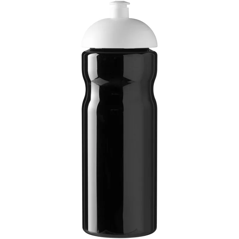 Bidon H2O Base® o pojemności 650 ml z wypukłym wieczkiem - Biały-Czarny (21004712)