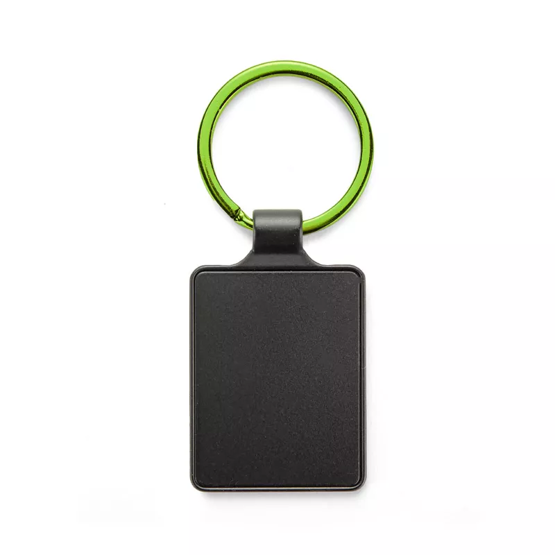 Brelok metalowy z grawerem w kolorze kółka COLORS - zielony (17929-05)