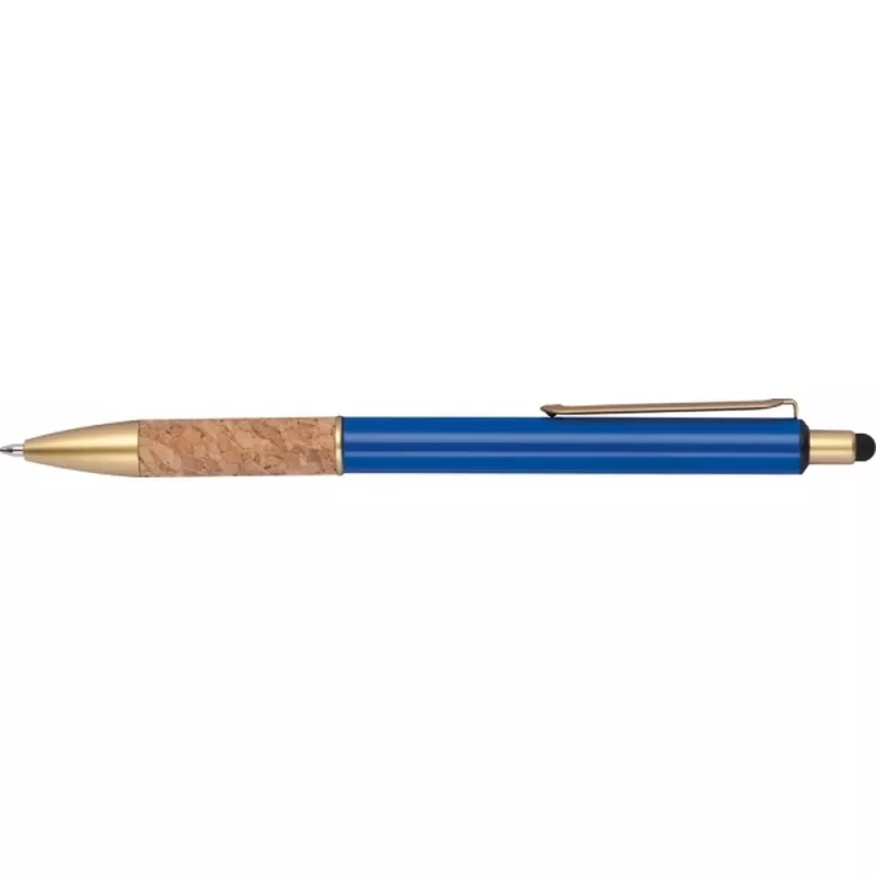 Długopis metalowy touch pen CAPRI - niebieski (369004)