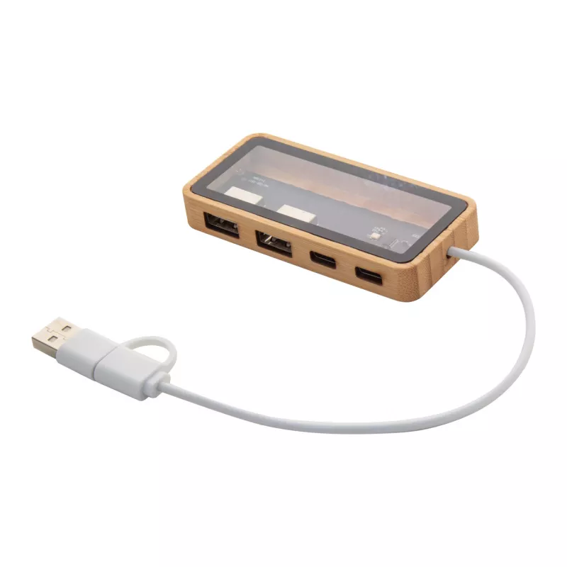 SeeHub hub USB - naturalny (AP864036)