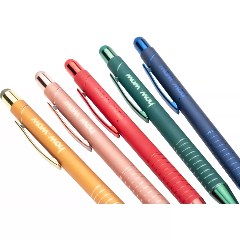 Długopis metalowy touch pen ANGELO - czerwony (1541305)