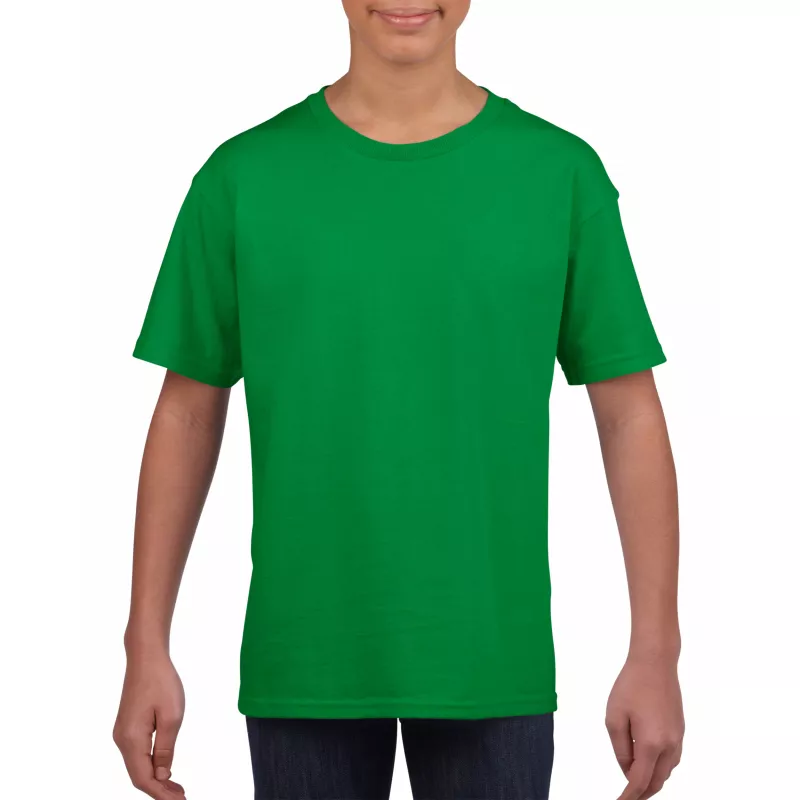 Koszulka bawełniana 150 g/m² Gildan SoftStyle™ - DZIECIĘCA - Irish Green (64000B-IRISH GREEN)