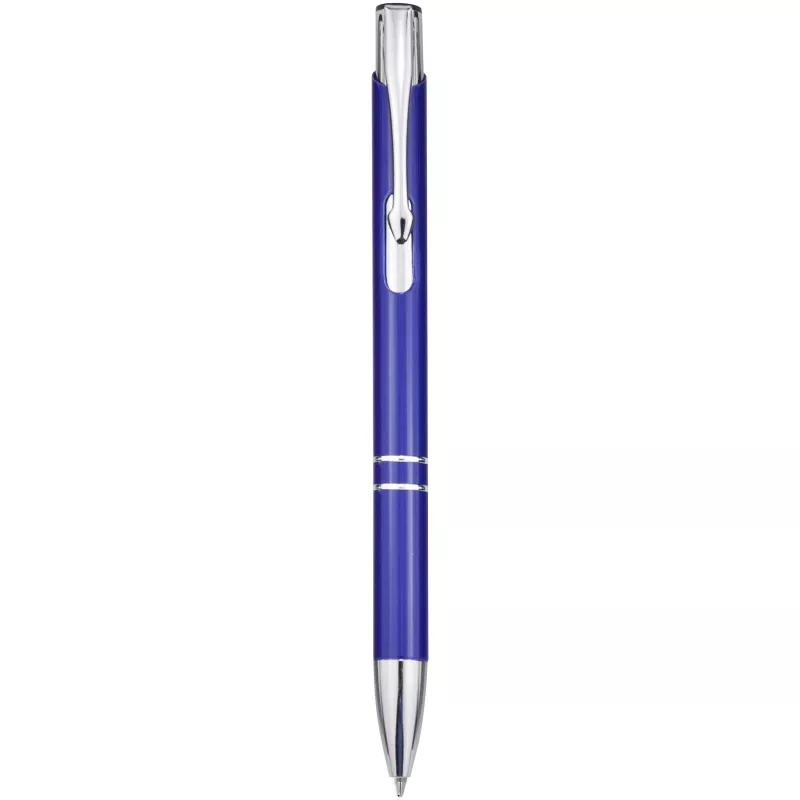 Aluminiowy długopis automatyczny Moneta - Błękit królewski (10710504)
