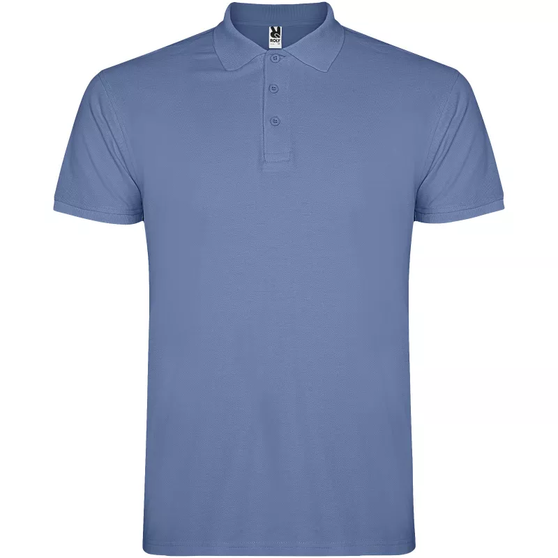 Koszulka polo bawełniana 200 g/m² ROLY STAR 6638 - Riviera Blue (R6638-RIVIBLUE)