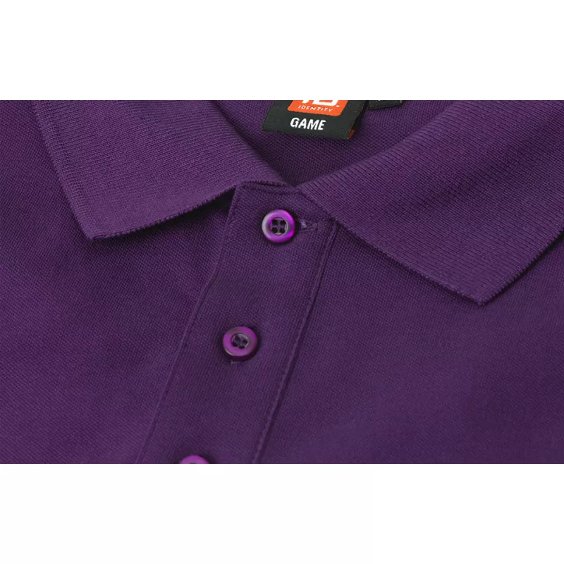 Koszulka bawełniana 210 g/m² ID Polo/stretch 0525 - Purple (0525-PURPLE)