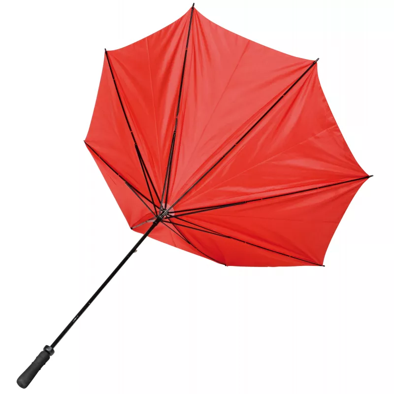 Parasol manualny wiatroodporny Ø131 cm TORNADO - czerwony (56-0104047)