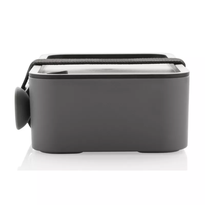 Pudełko śniadaniowe 1,2 L RPP, łyżkowidelec - grey (P269.052)