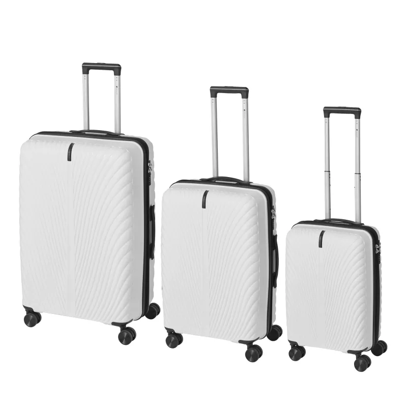 Zestaw walizek - biały (56-2210030)