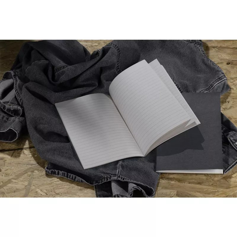 Notes 64 kartki w kratkę DENIM A5 - grafitowy (18228-15)