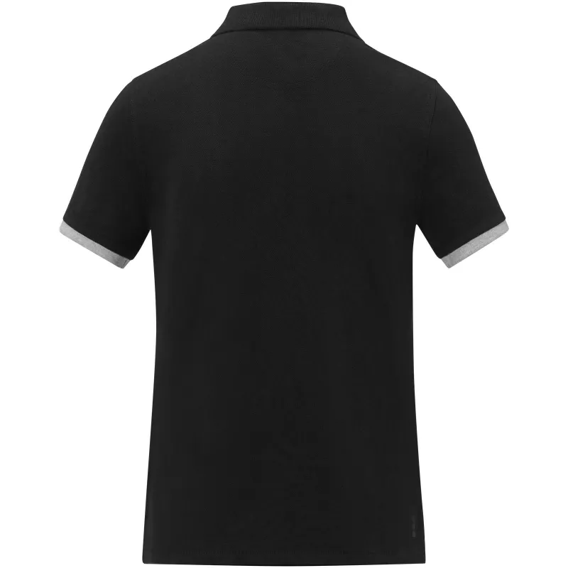 Damska koszulka polo duotone Morgan z krótkim rękawem - Czarny (38111-BLACK)