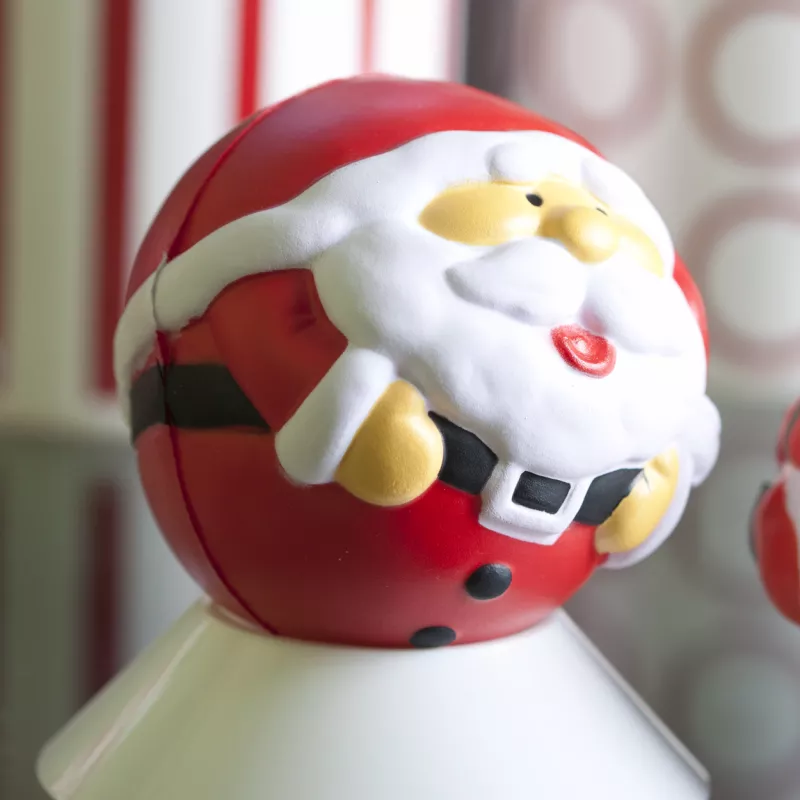 Santa Claus piłka antystresowa - czerwony (AP809504)
