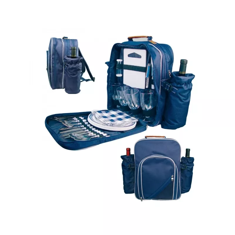 Plecak piknikowy VIRGINIA - niebieski (660704)