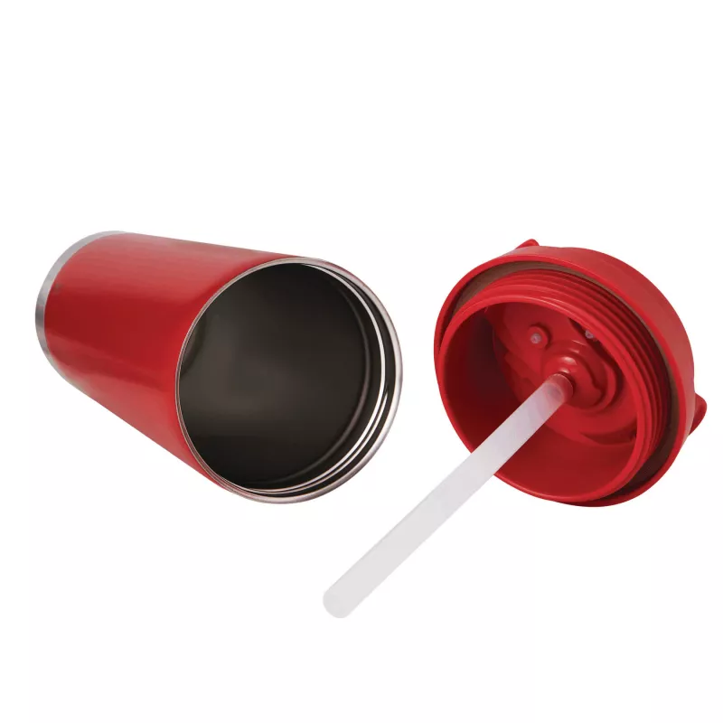 Butelka termiczna z podwójną izolacją - czerwony (56-0304744)