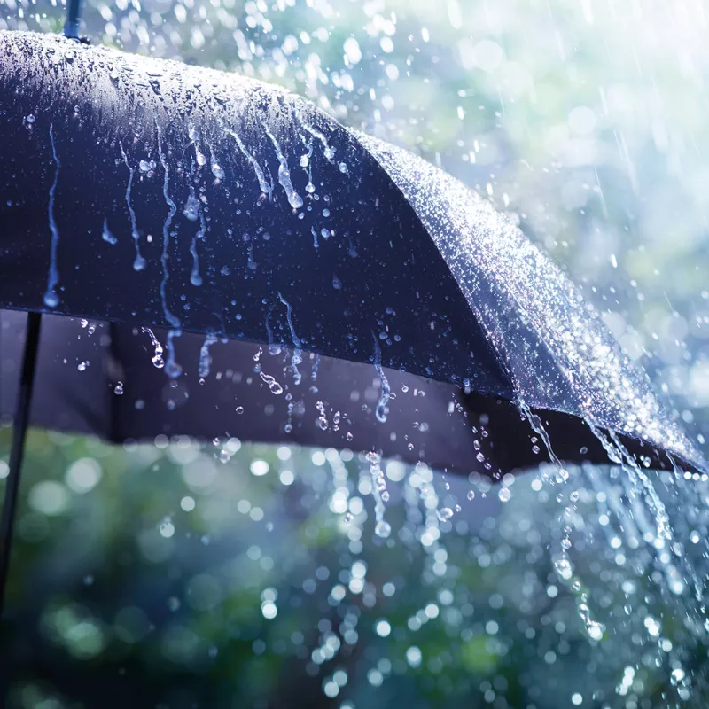 Parasol automatyczny ø98 cm BRYAN - granatowy (4519344)