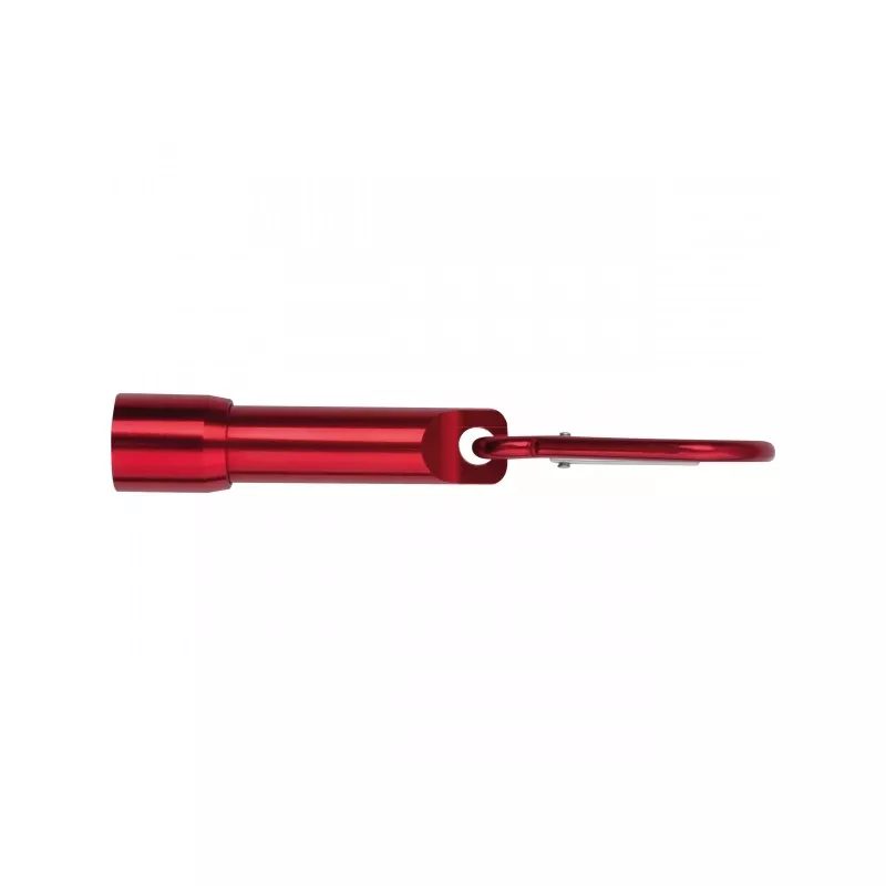 Mini latarka BERGAMO - czerwony (529305)