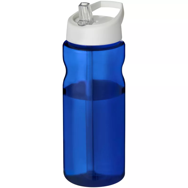 Bidon H2O Base® o pojemności 650 ml z wieczkiem z słomką - Biały-Niebieski (21004911)