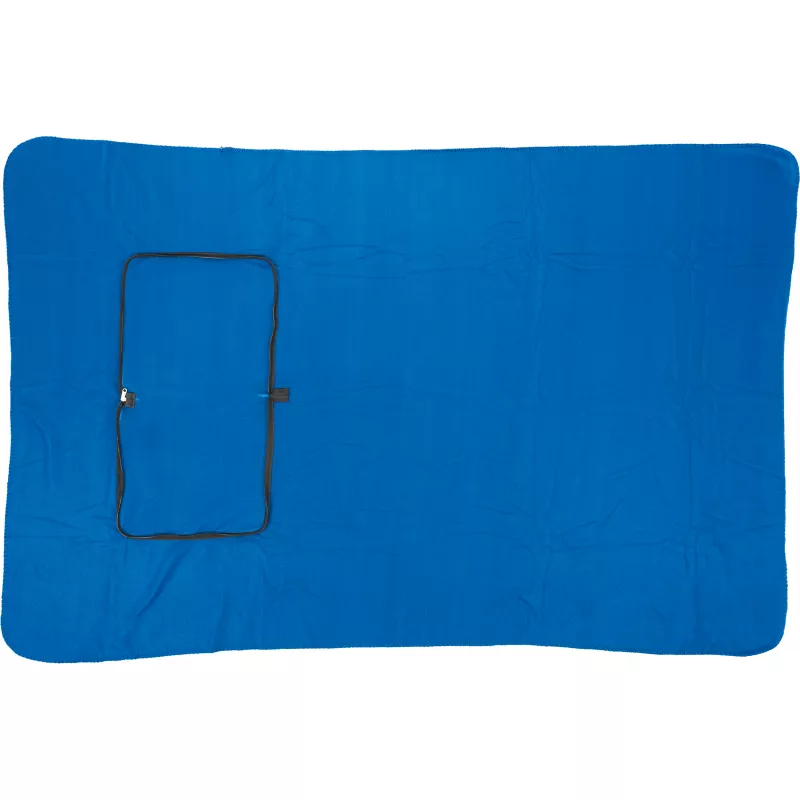 Koc z polaru/poduszka 2w1 RADCLIFF - niebieski (277504)