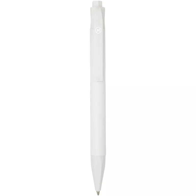 Długopis Terra z plastiku z kukurydzy - Biały (10774301)