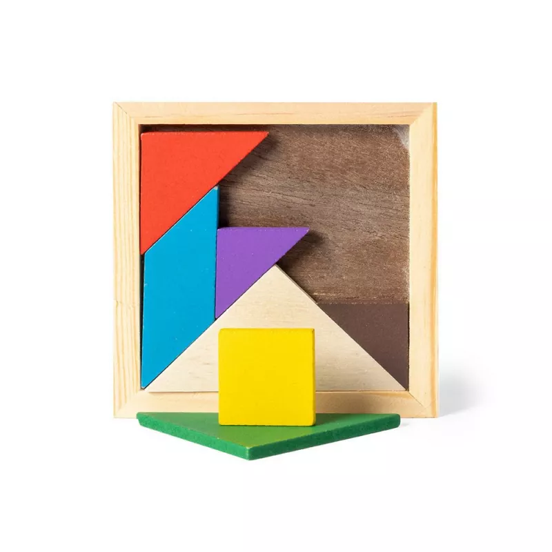 Puzzle tangram - wielokolorowy (V7663-99)