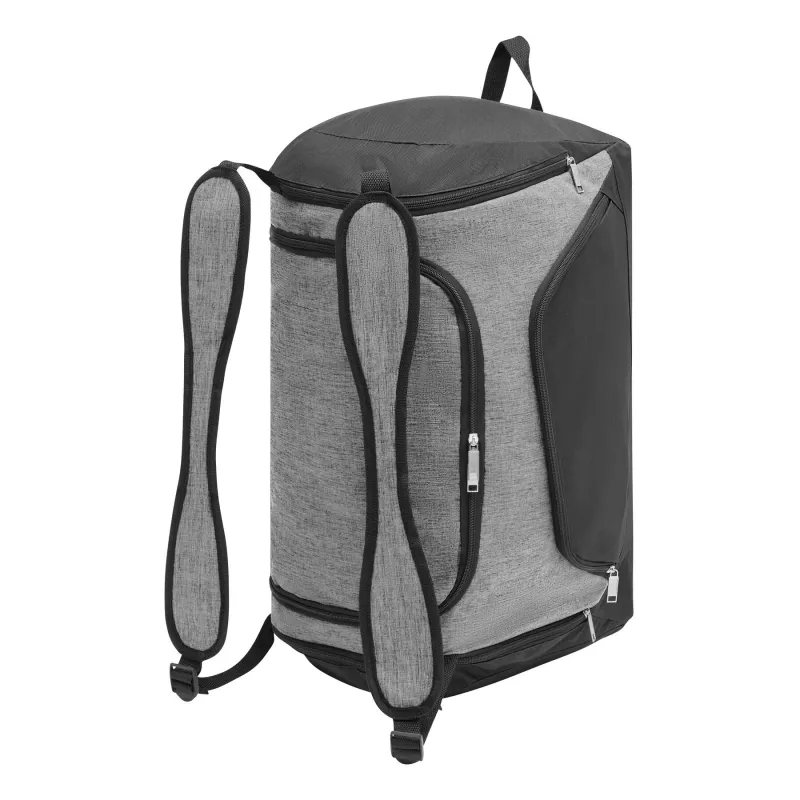Torba sportowa 2 in 1 - czarny, szary (56-0808572)