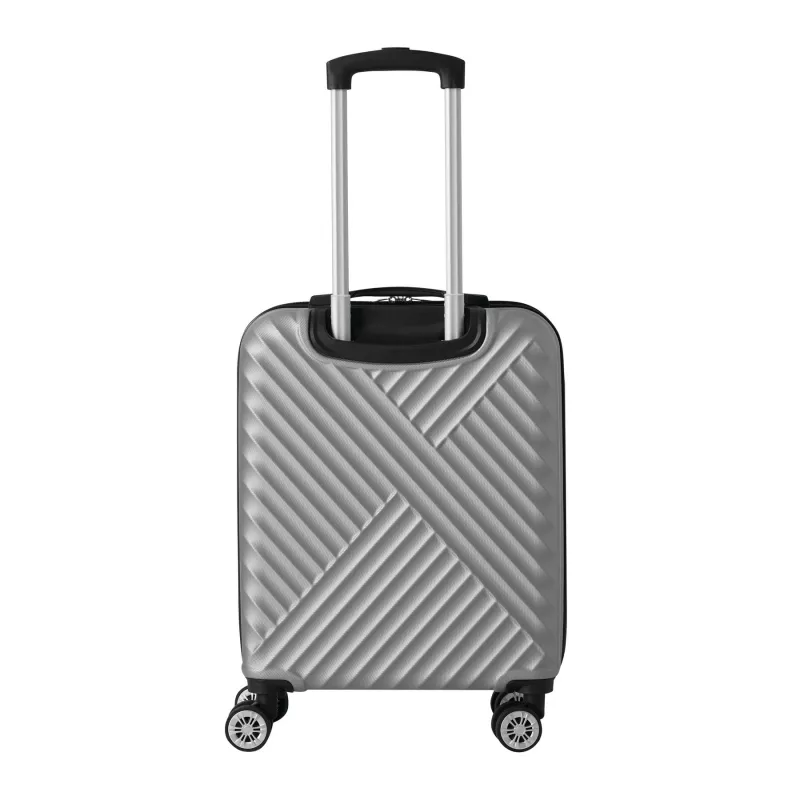 Zestaw walizek - srebrny (56-2220001)