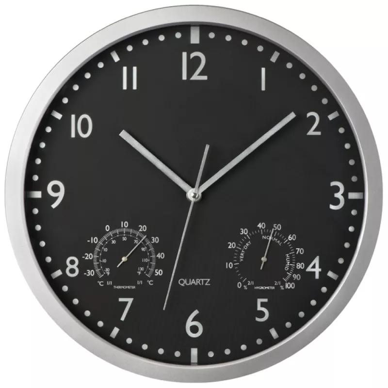 Zegar ścienny CrisMa - czarny (4345003)